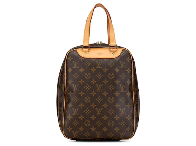 Bolsa Louis Vuitton Monogram Excursion Marrom Couro  ref.1410318