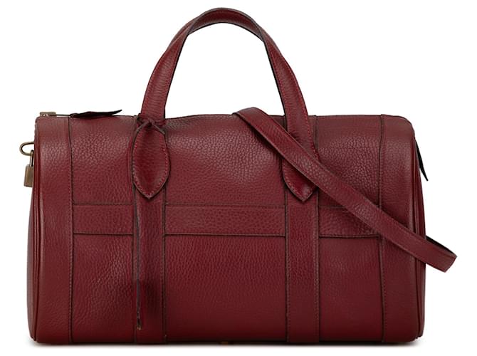 Red Hermès Ardennes Earl D Boston Bag Leather  ref.1410384