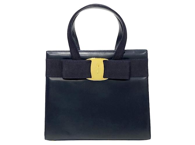 Sac à main en cuir Vara Bow de Salvatore Ferragamo Sac en cuir en très bon état  ref.1410751