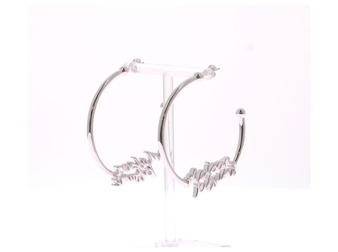 Autre Marque MAISON KITSUNE  Earrings T.  metal Silvery  ref.1410817