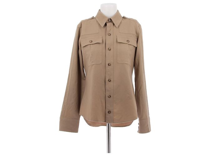 Stella Mc Cartney Stella McCartney topo T.IT 44 de lã Camelo