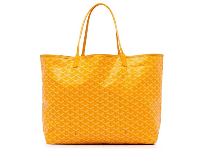 Goyard Yellow Goyardine Saint Louis GM Cloth Cloth  ref.1410974