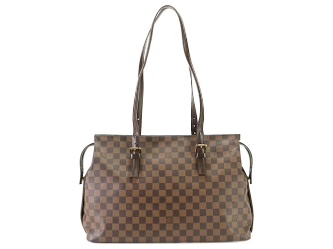 Louis Vuitton Chelsea Marrom Couro  ref.1411036