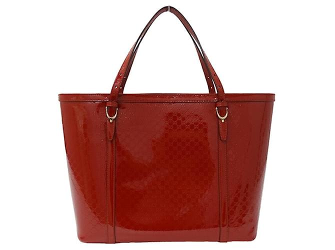 Gucci Micro Guccissima Rosso Pelle verniciata  ref.1411041