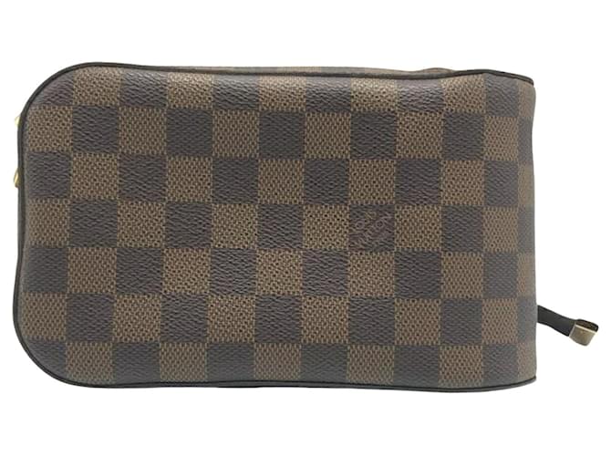 Louis Vuitton Geronimos Marrom Lona  ref.1411052