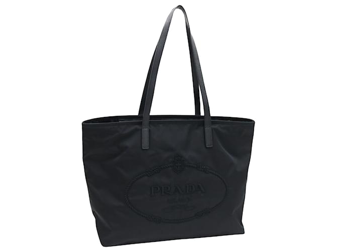 Tote Prada Tessuto Synthétique Noir  ref.1411120