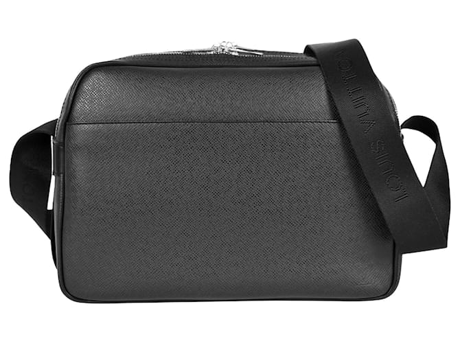 Louis Vuitton Reporter Preto Couro  ref.1411134