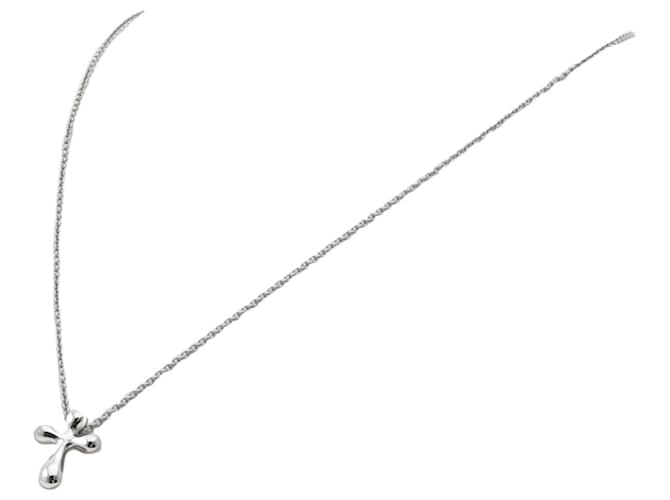 Tiffany & Co Croix Plata Platino  ref.1411140