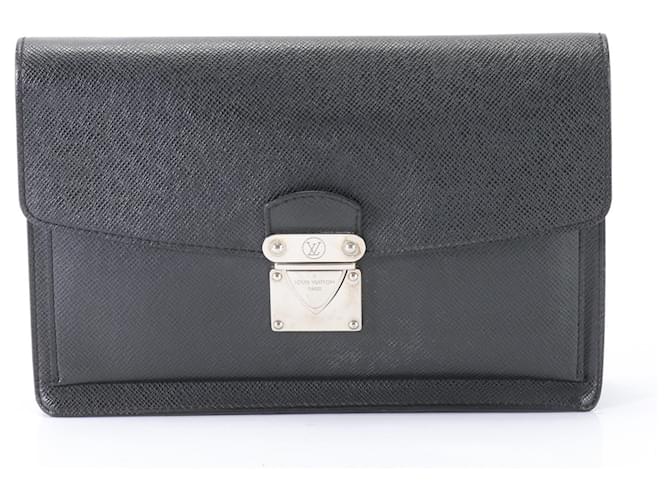 Louis Vuitton Sellier Drangonne Cuir Noir  ref.1411160