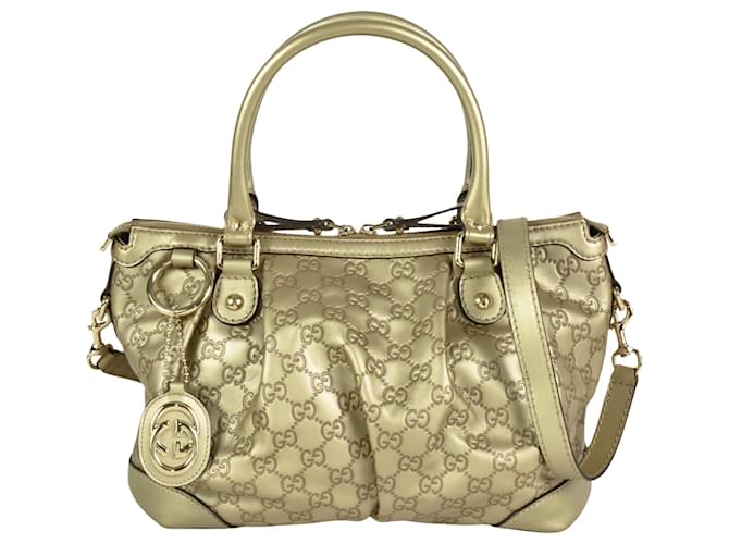 Gucci Sukey Cuir Doré  ref.1411165