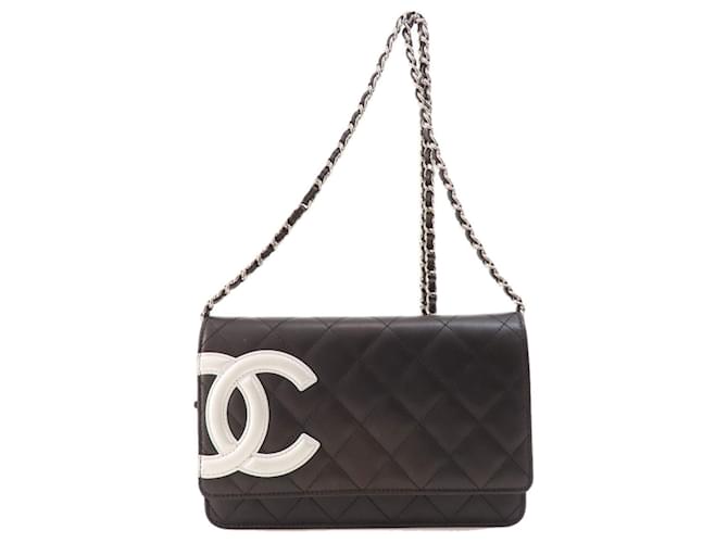 Chanel Cambon Line Black Leather  ref.1411169