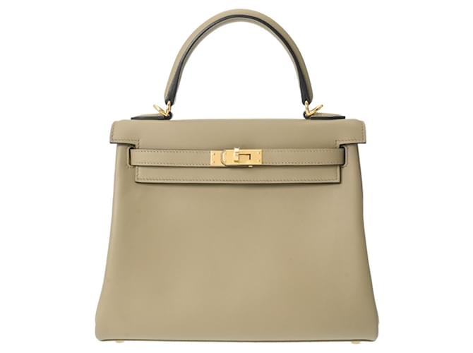 Hermès Hermes Kelly Marrom Couro  ref.1411172