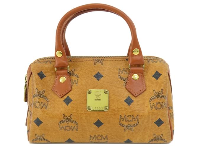 MCM Visetos Marrom Lona  ref.1411215