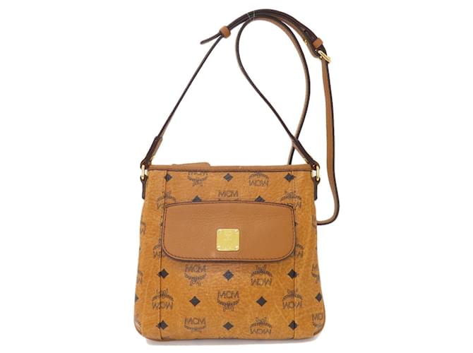 MCM Visetos Marrone Pelle  ref.1411253