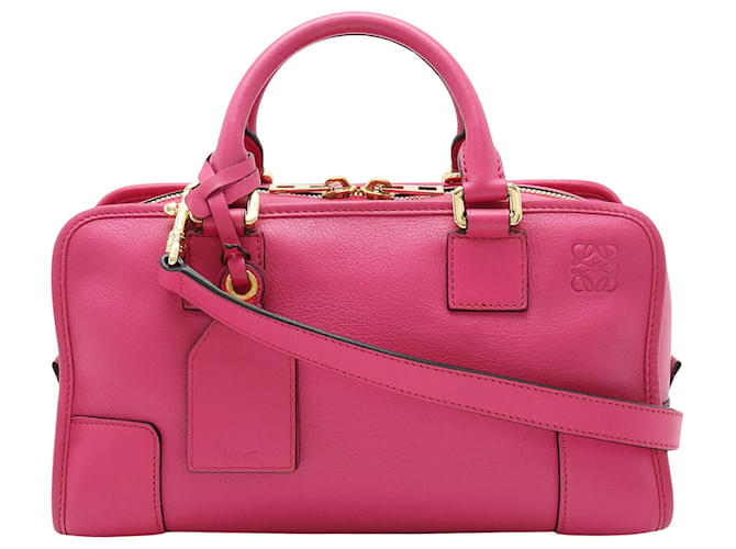 LOEWE AMAZONA Pink Leather  ref.1411317