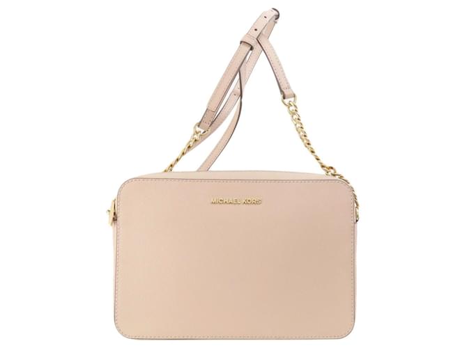 Michael Kors Jet Set Rosa Couro  ref.1411325