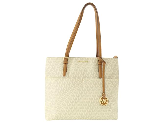 Michael Kors Bedford Beige Tela  ref.1411339