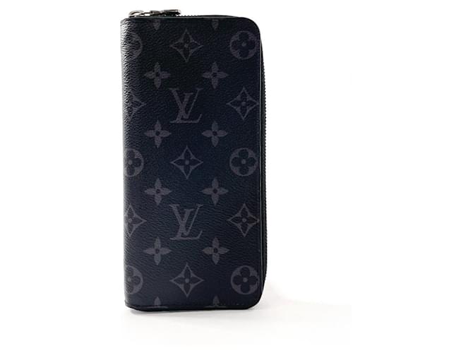 Louis Vuitton Zippy Wallet Black Cloth  ref.1411426