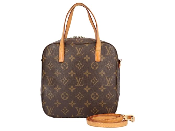 Louis Vuitton Spontini Marrom Lona  ref.1411438