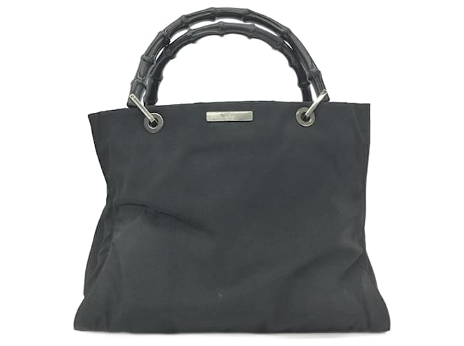 Gucci-Bambus Schwarz Synthetisch  ref.1411481