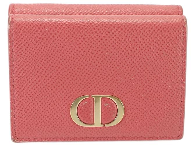 DIOR 30Montaigne Rosa Couro  ref.1411558