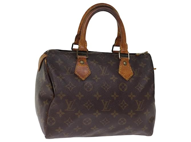 Louis Vuitton Monogram Speedy 25 Hand Bag M41528 LV Auth 76706 Cloth  ref.1411610