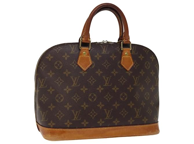 Bolsa de mão M LOUIS VUITTON com monograma Alma M51130 Autenticação de LV 76061 Lona  ref.1411611