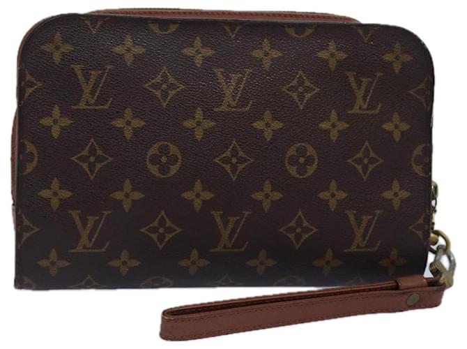 LOUIS VUITTON Monogram Orsay Clutch Bag M51790 Autenticação de LV 76037 Monograma Lona  ref.1411681