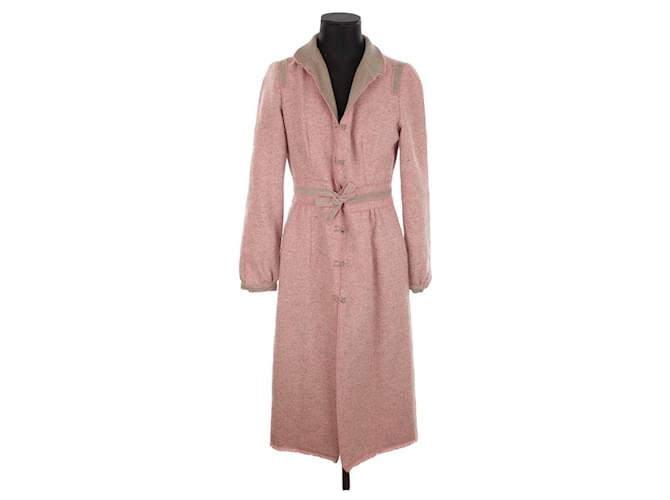 Paule Ka Manteau en laine Rose  ref.1411811