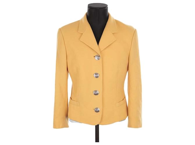 Versace Chaqueta de lana Amarillo  ref.1411818