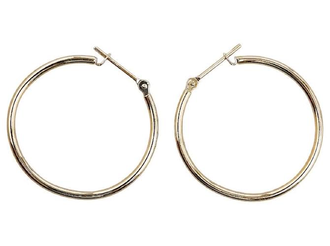 & Other Stories K18YG Yellow Gold Hoop Earrings in Excellent Condition Golden Metal  ref.1411911