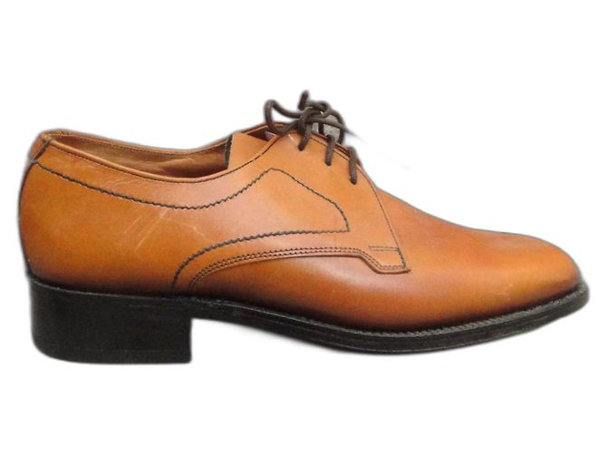 Autre Marque Derbies Savile Row en cuir marron clair