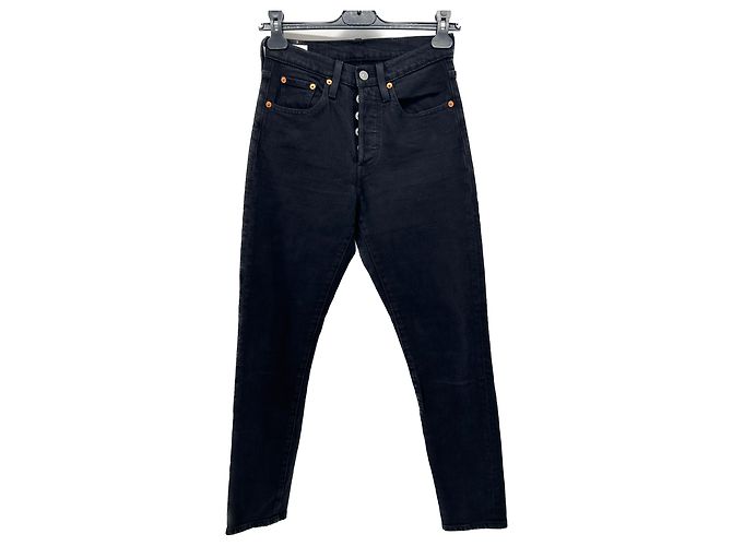 Jeans Levi's T.US 24 Algodón Negro 