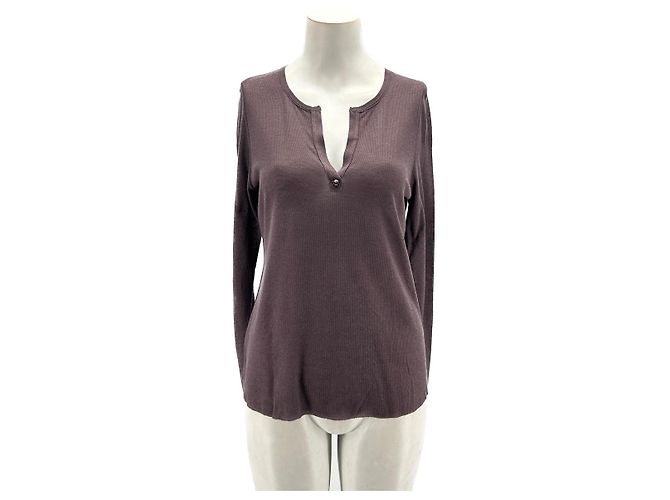 Zadig & Voltaire hauts T.International S Coton Violet 
