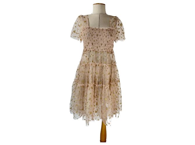Free People Star Kleid Beige