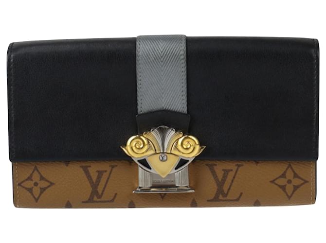 Sarah Louis Vuitton Marrom Lona  ref.1412086