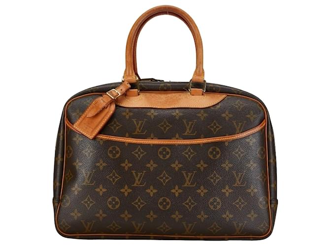 Louis Vuitton Deauville Marrom Lona  ref.1412195