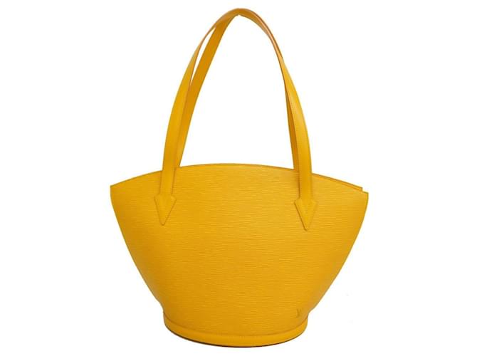 Louis Vuitton Saint Jacques Amarillo Cuero  ref.1412252