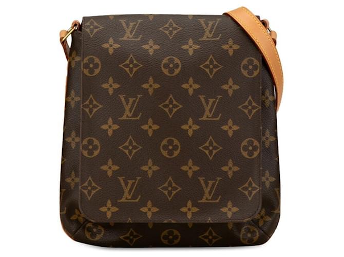 Louis Vuitton Musette Salsa Marrom Lona  ref.1412254