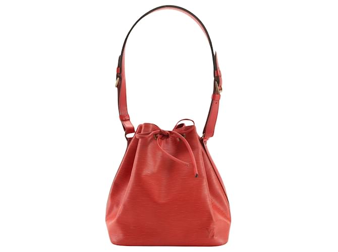 Noe Louis Vuitton Petit Noé Roja Cuero  ref.1412287