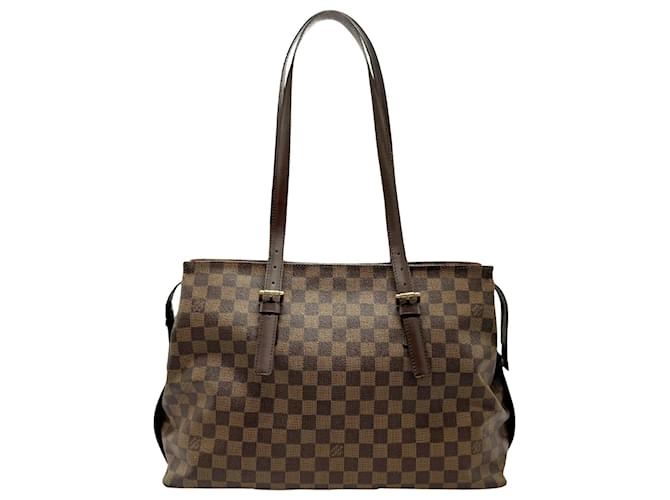 Louis Vuitton Chelsea Castaño Lienzo  ref.1412313