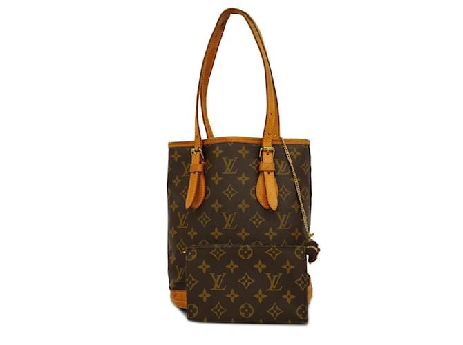 Bucket Louis Vuitton Secchio PM Marrone Tela  ref.1412314