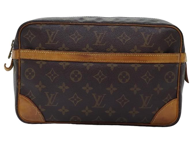 Louis Vuitton Compiegne 28 Marrom Lona  ref.1412336