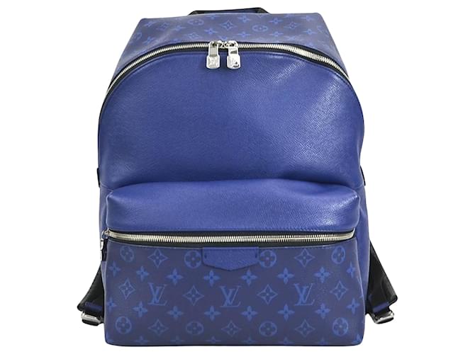 Louis Vuitton Discovery Navy blue Cloth  ref.1412362