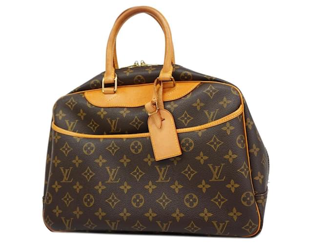 Louis Vuitton Deauville Castaño Lienzo  ref.1412377