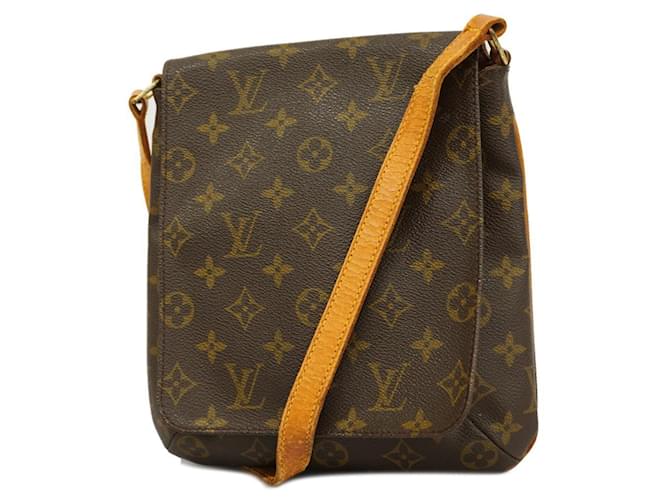 Louis Vuitton Musette Salsa Brown Leather  ref.1412420