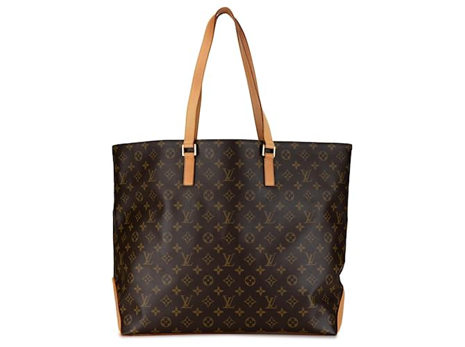 Louis Vuitton Cabas Alto Monogram Marron Cuir Toile  ref.1412440