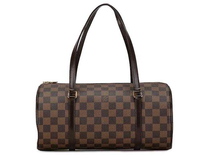 Louis Vuitton Brown Damier Ebene Papillon 30 Cloth  ref.1412532