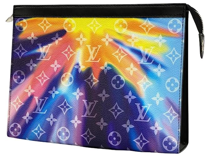 Voyage Louis Vuitton Pochette Cuir Multicolore  ref.1412565