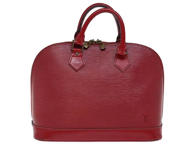 Louis Vuitton Alma Roja Cuero  ref.1412568